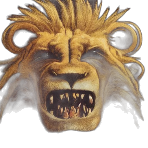 crown, mask, face, animal transparent PNG cut-out