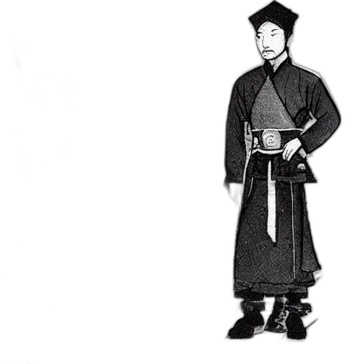 staff, jacket, sword, concept art transparent PNG cut-out