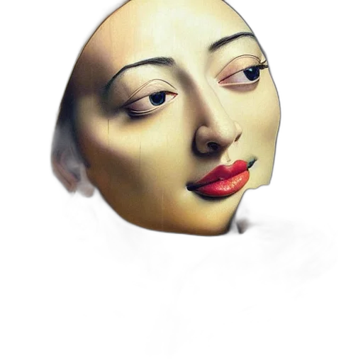 face, mask, crown, jewelry transparent PNG cut-out