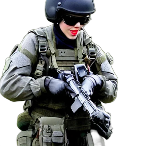 weapon, staff, jacket, mask transparent PNG cut-out