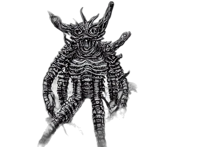creature, animal, dragon, robot transparent PNG cut-out