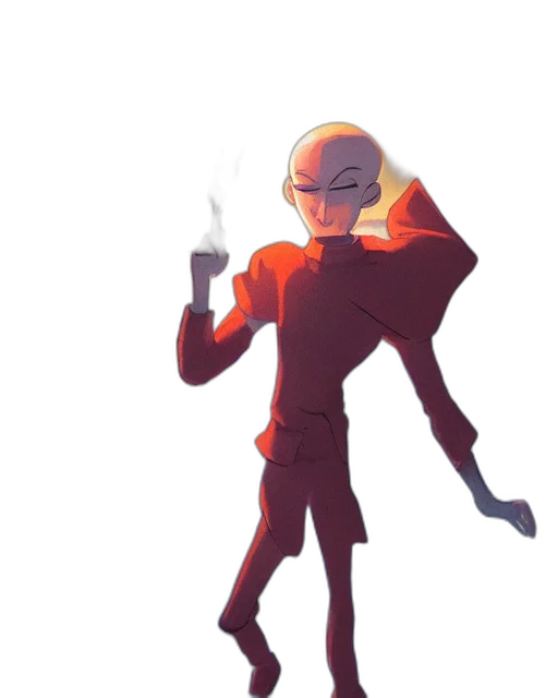 staff, robot, mask, jacket transparent PNG cut-out
