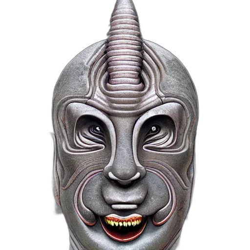 mask, face, creature, staff transparent PNG cut-out