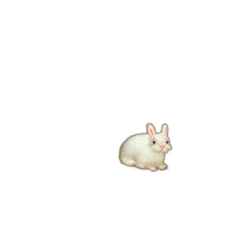 animal, creature, hat, food, pixel art, concept art, 3d render, photorealistic transparent PNG cut-out
