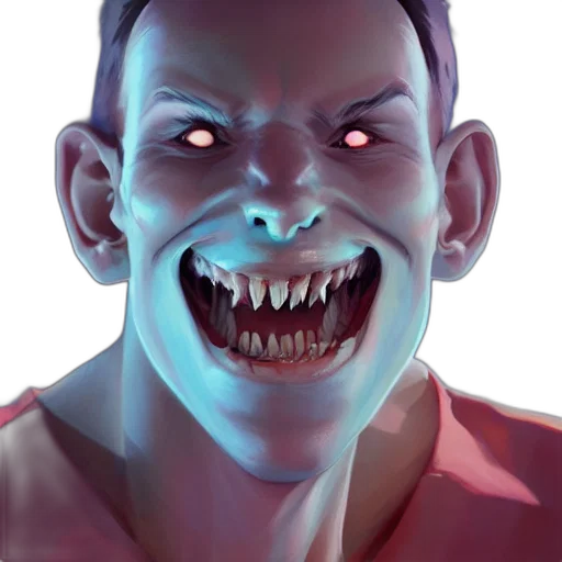 face, creature, mask, concept art transparent PNG cut-out