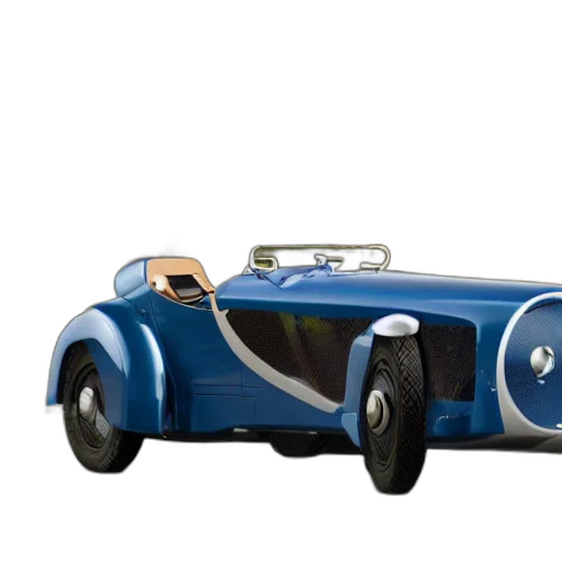 car, 3d render, film, still, bugatti, type, atlantic, concept transparent PNG cut-out