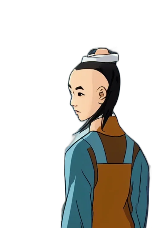 hat, staff, face, jacket transparent PNG cut-out