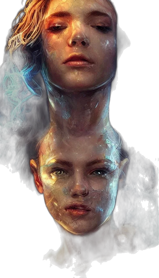 face, mask, robot, concept art transparent PNG cut-out