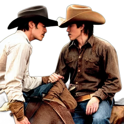hat, romantic, scene, brokeback transparent PNG cut-out