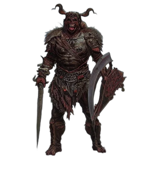 creature, staff, weapon, concept art transparent PNG cut-out