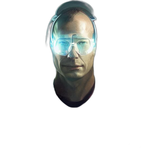 robot, face, mask, staff transparent PNG cut-out