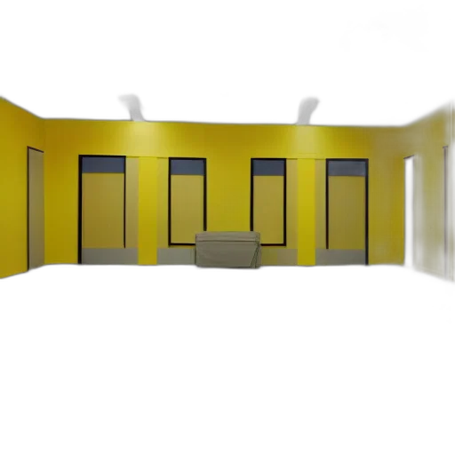 building, furniture, 3d render, concept art, photorealistic, neon, golden, empty transparent PNG cut-out
