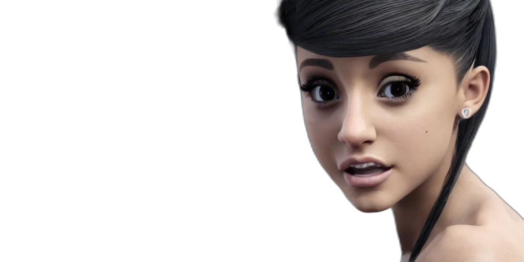 face, robot, creature, hair transparent PNG cut-out