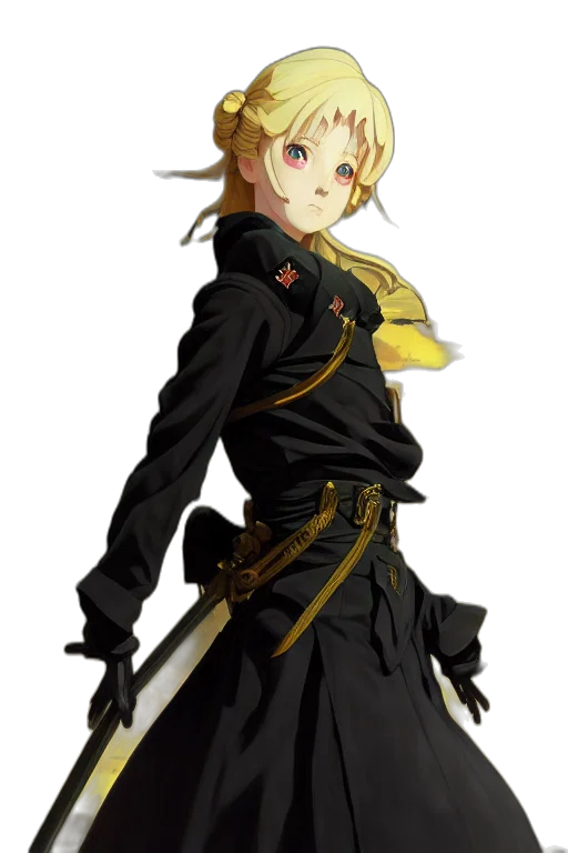 sword, staff, weapon, jacket transparent PNG cut-out