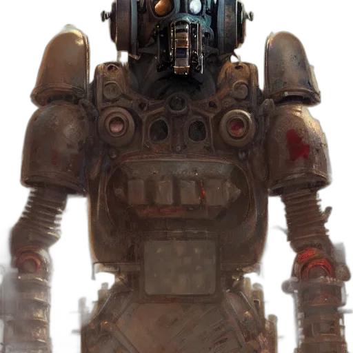 robot, face, creature, mask transparent PNG cut-out