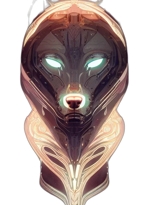 mask, face, creature, staff transparent PNG cut-out