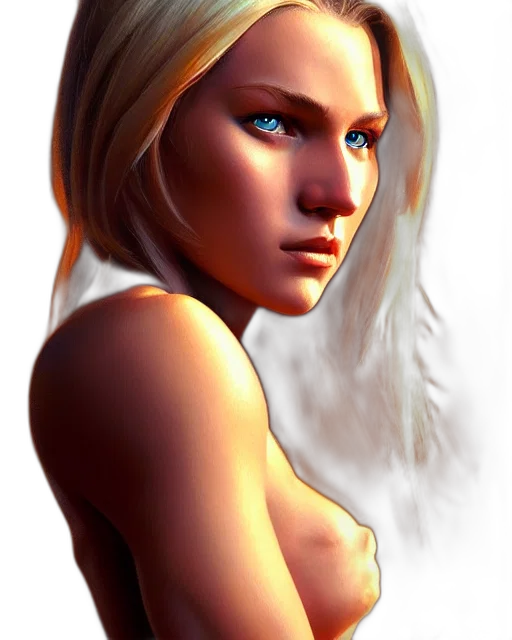 face, mask, photorealistic, 3d render transparent PNG cut-out