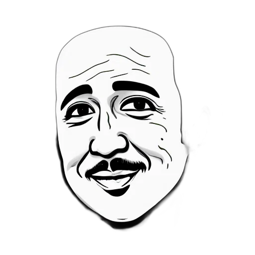 face, mask, photorealistic, cartoon transparent PNG cut-out