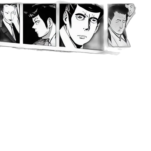 comic book art, concept art, cartoon, anime transparent PNG cut-out