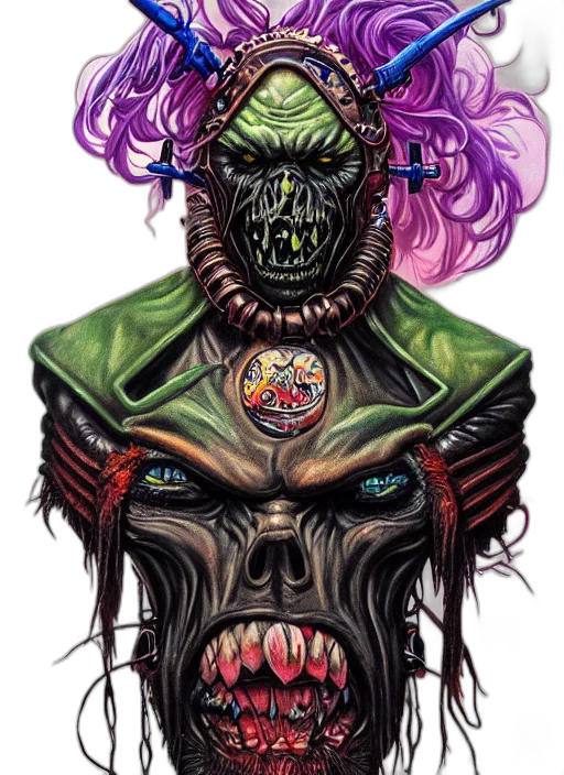 mask, creature, face, comic book art transparent PNG cut-out