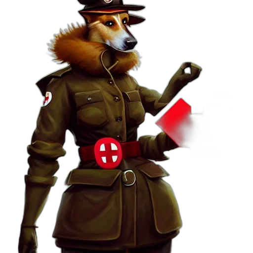 staff, jacket, weapon, animal transparent PNG cut-out