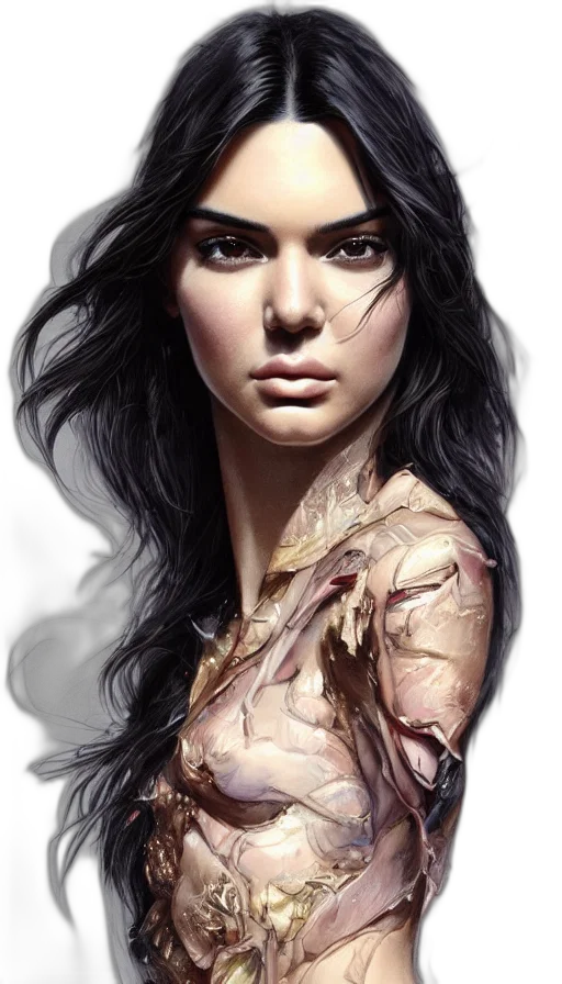 face, jewelry, dress, fantasy art transparent PNG cut-out