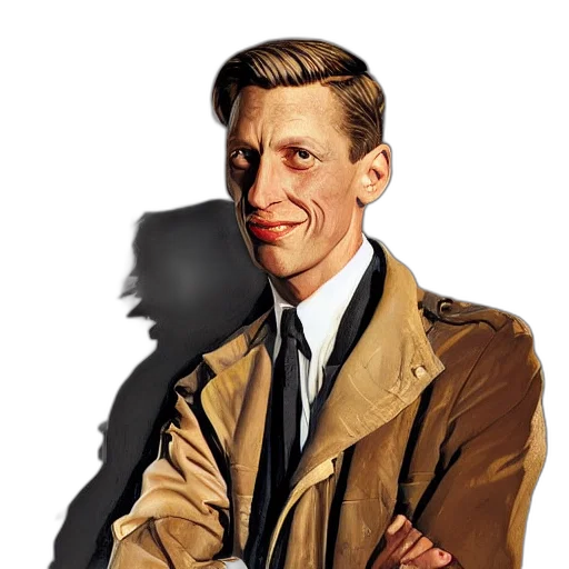 jacket, face, staff, photorealistic, concept art, comic book art, cartoon, tony transparent PNG cut-out