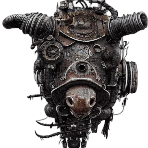robot, mask, weapon, face transparent PNG cut-out