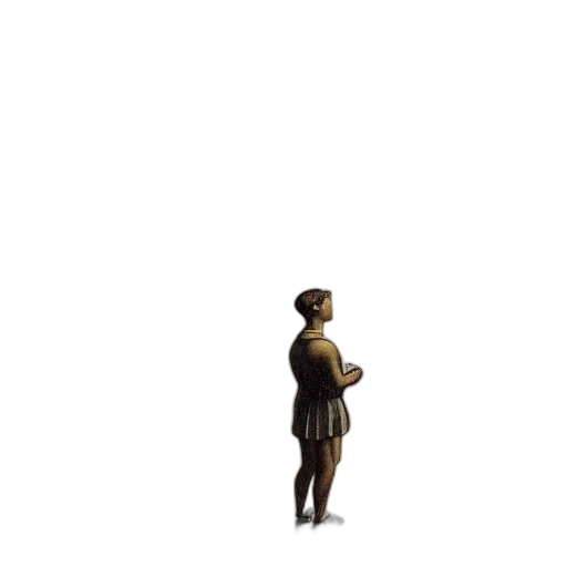 staff, dress, sword, robot, pixel art, concept art, 3d render, fantasy art transparent PNG cut-out