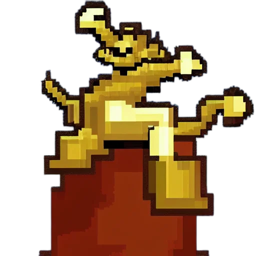crown, staff, dragon, robot transparent PNG cut-out