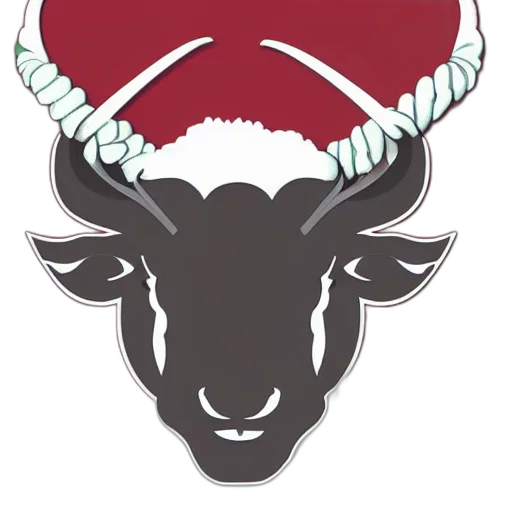 portrait, gordon, ramsay, ram, sheep, horns, wool transparent PNG cut-out