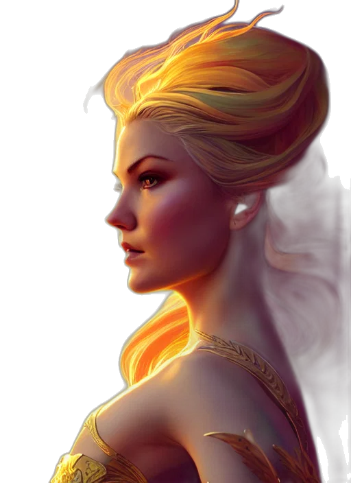 crown, dragon, face, dress transparent PNG cut-out