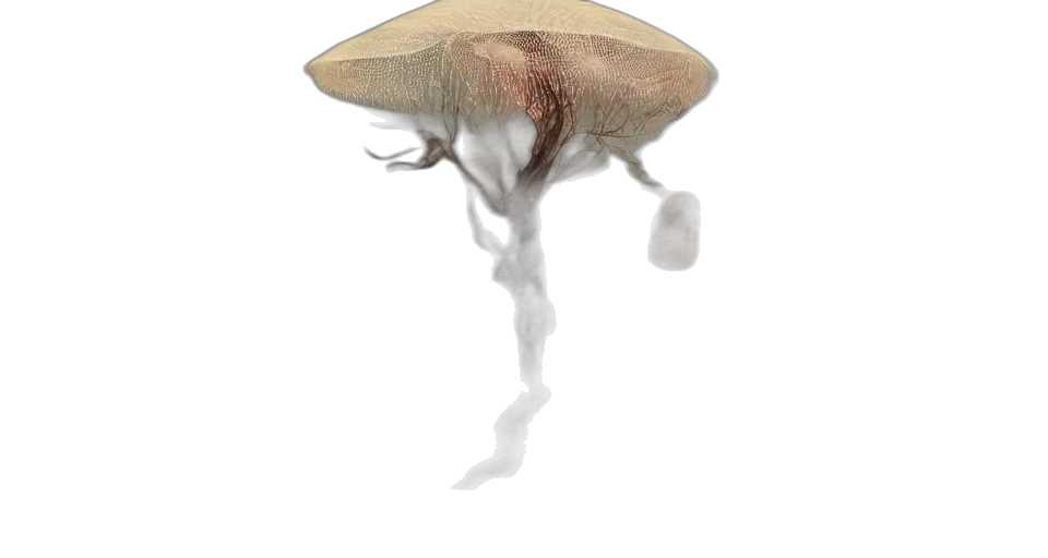 hat, hair, umbrella, creature transparent PNG cut-out