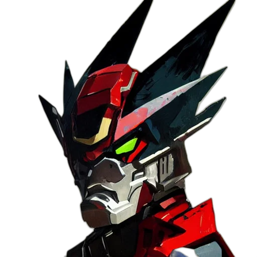 robot, mask, face, jacket transparent PNG cut-out