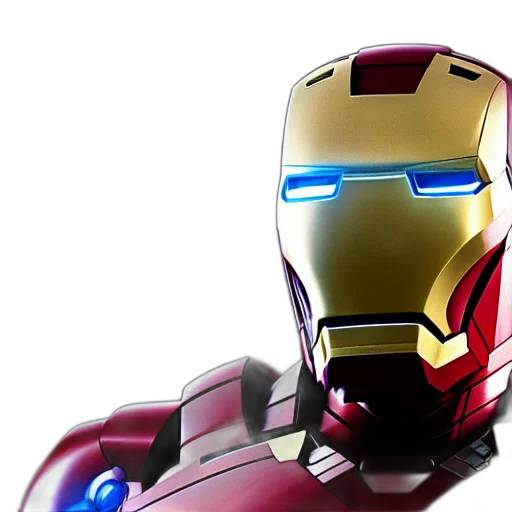 3d render, comic book art, concept art, photorealistic, still, photo, iron, man transparent PNG cut-out
