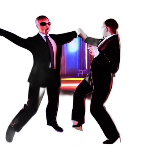 staff, concept art, 3d render, vaporwave transparent PNG cut-out
