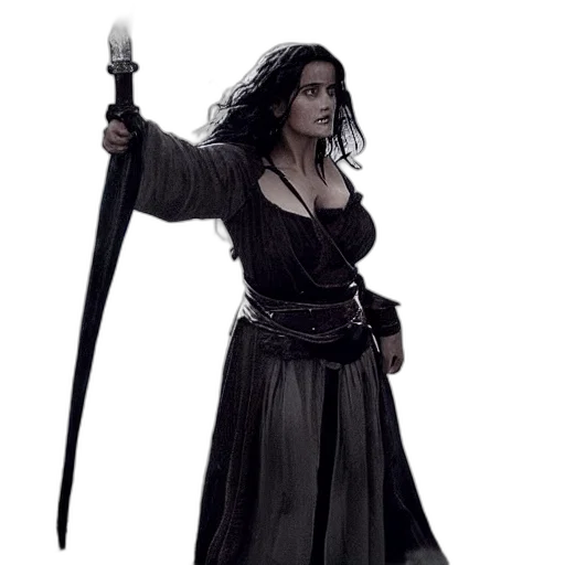 sword, staff, weapon, fantasy art transparent PNG cut-out