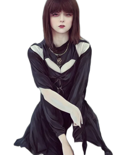 dress, jewelry, jacket, staff transparent PNG cut-out