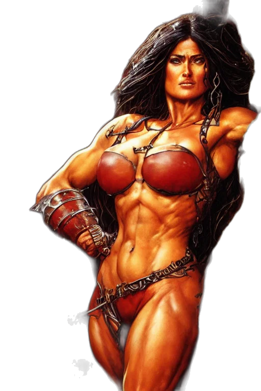 comic book art, fantasy art, concept art, photorealistic transparent PNG cut-out