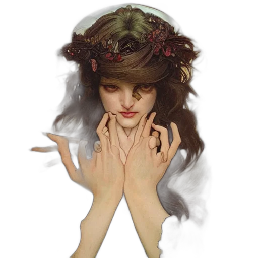 face, crown, mask, jewelry transparent PNG cut-out