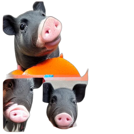 animal, food, creature, hat transparent PNG cut-out
