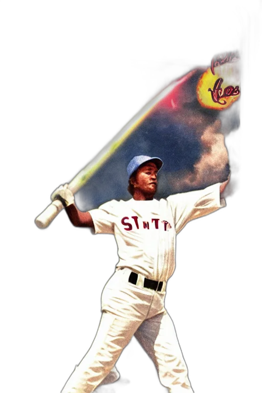 staff, concept art, pixel art, baseball, card, player, firing, laser transparent PNG cut-out
