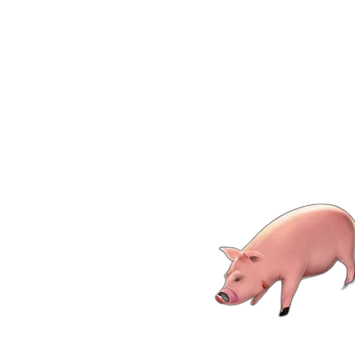 animal, food, creature, 3d render transparent PNG cut-out