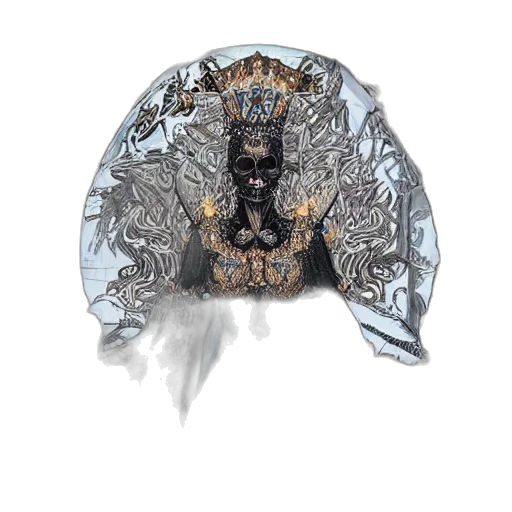 crown, mask, jacket, jewelry transparent PNG cut-out