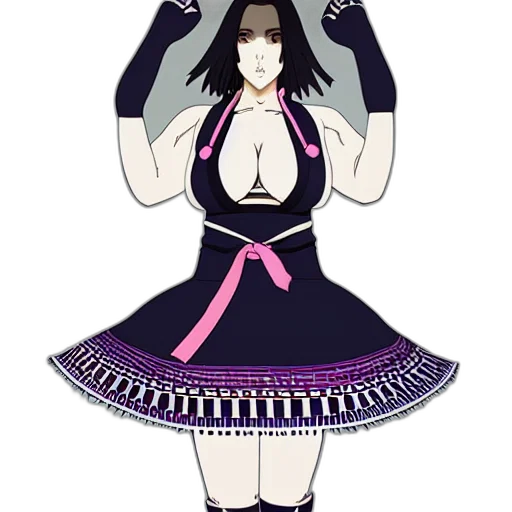 dress, staff, concept art, pixel art, anime, cartoon, monochrome, dark transparent PNG cut-out