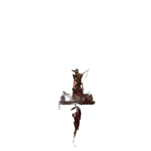 dragon, staff, sword, creature transparent PNG cut-out