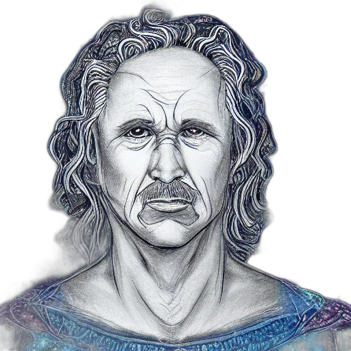 face, mask, hair, staff transparent PNG cut-out