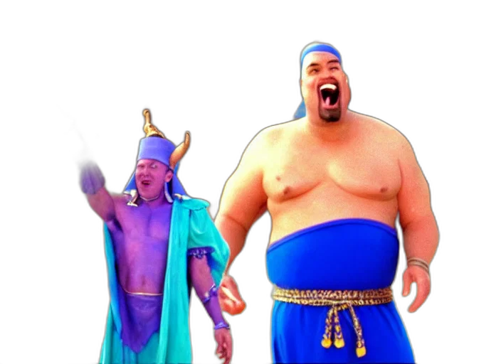 concept art, 3d render, underwater, outer space, blue, film, still, sinbad transparent PNG cut-out