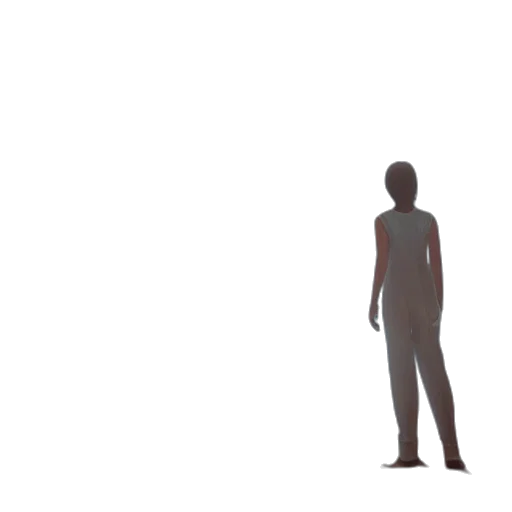 dress, creature, robot, staff transparent PNG cut-out