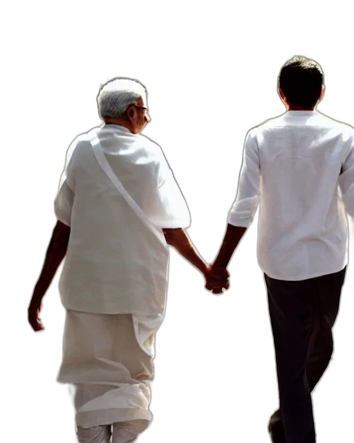 portrait, gandhi, modi, walking transparent PNG cut-out